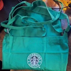 NEW Starbucks Coffee Official Barista Green Apron NEVER WORN
